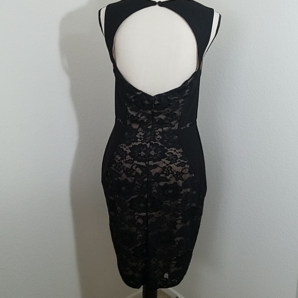 Aidan Mattox Black Lace Dress - Picture 2 of 2